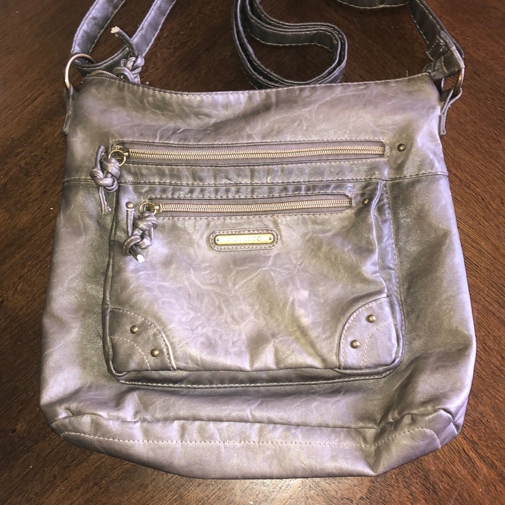 Stone & Co. Gray Crossbody Purse Shoulder Bag